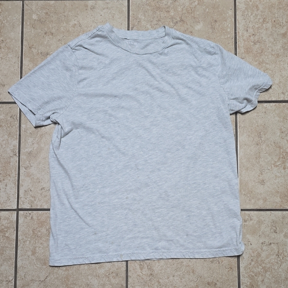 Old Navy Light Gray Short Sleeve Tee